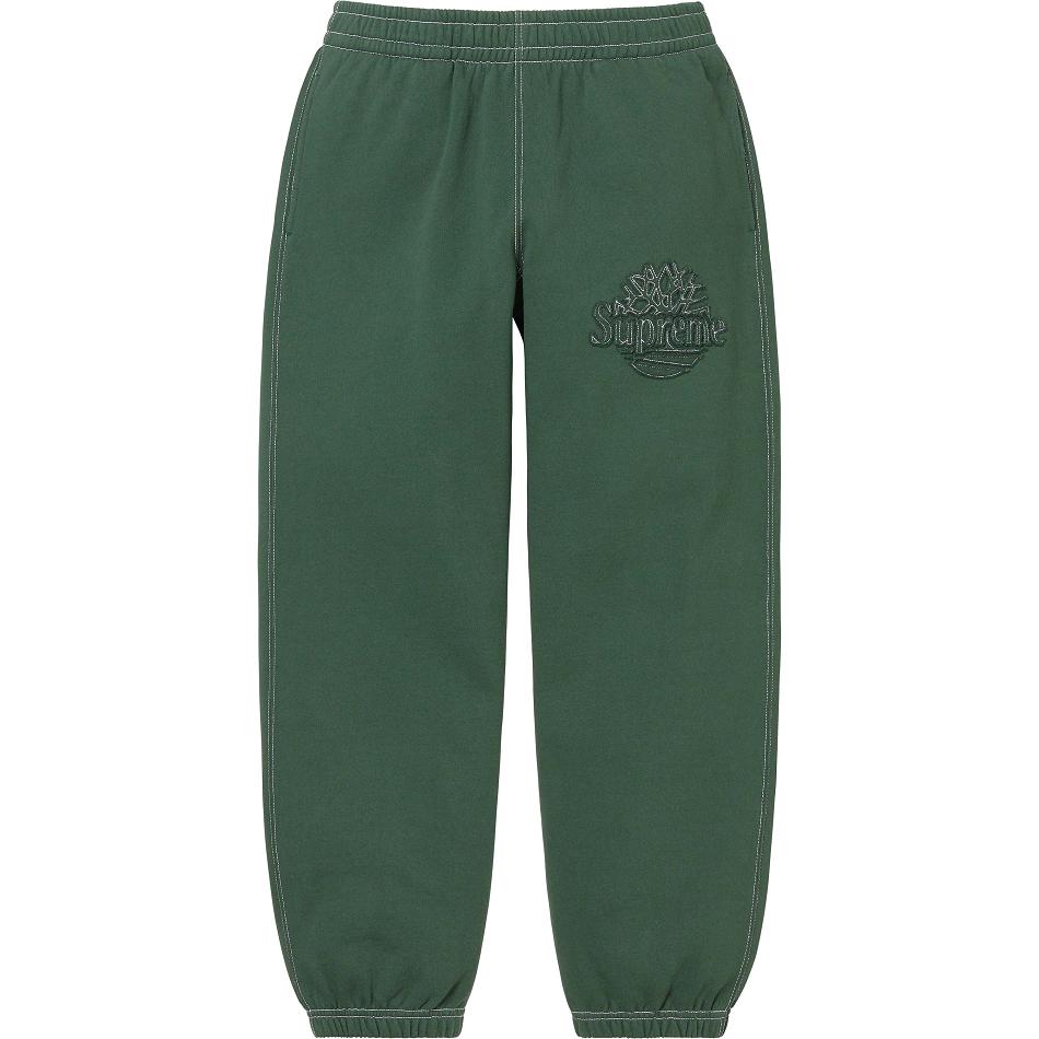 Green Supreme Timberland® Sweatpant Pants | Supreme 221QZ